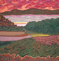 Rossore sul lago